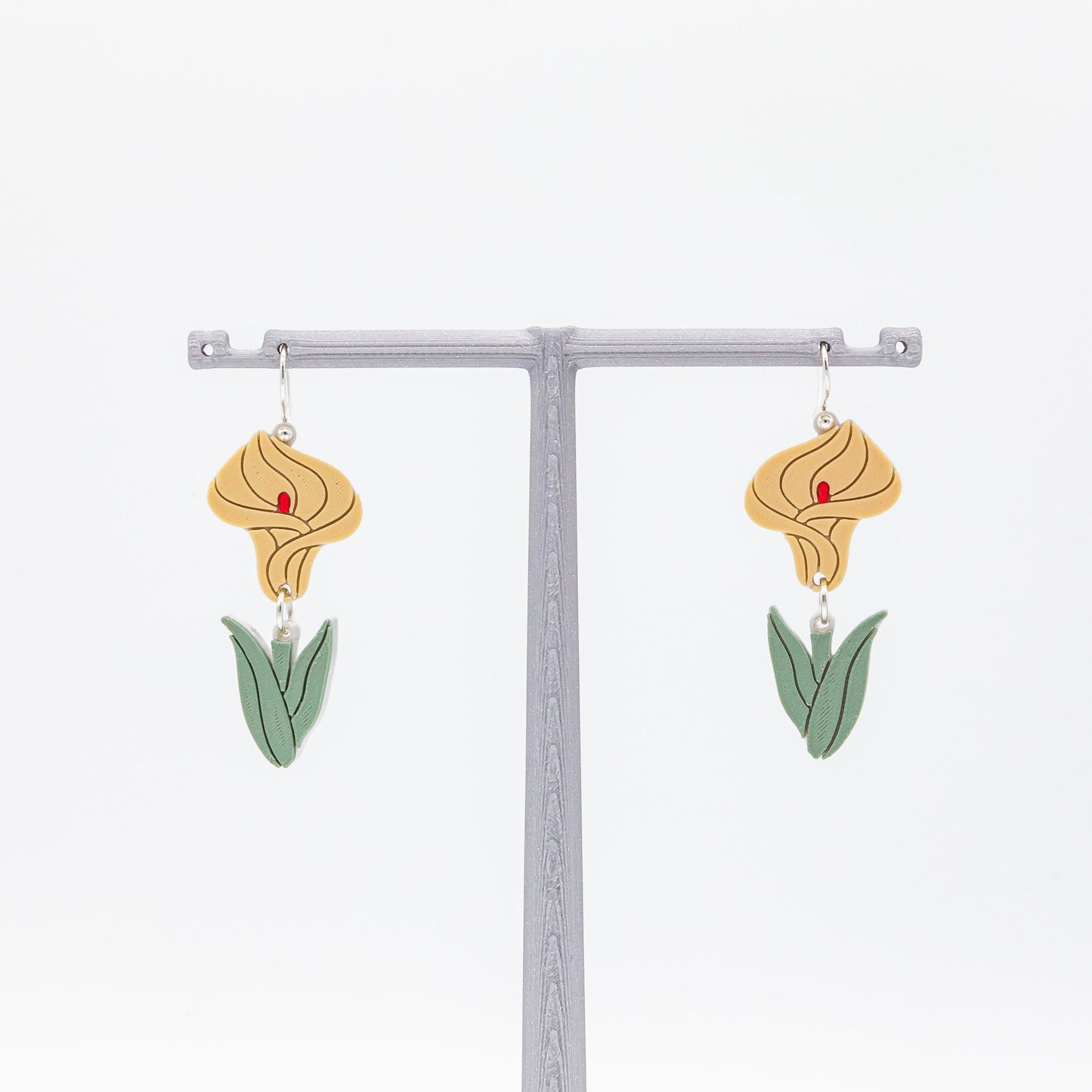 Lily Calla Flower Earrings | Sterling Silver 925