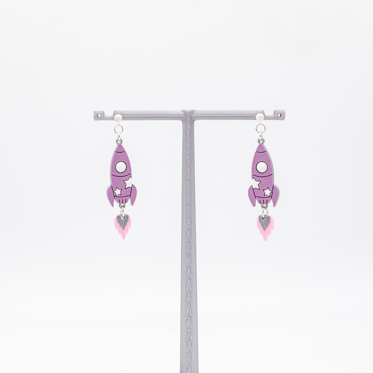 Rocket Earrings | Sterling Silver 925