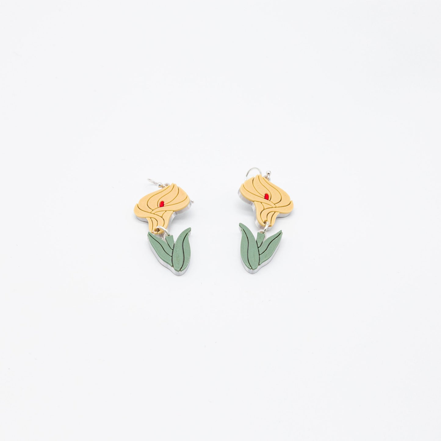 Lily Calla Flower Earrings | Sterling Silver 925