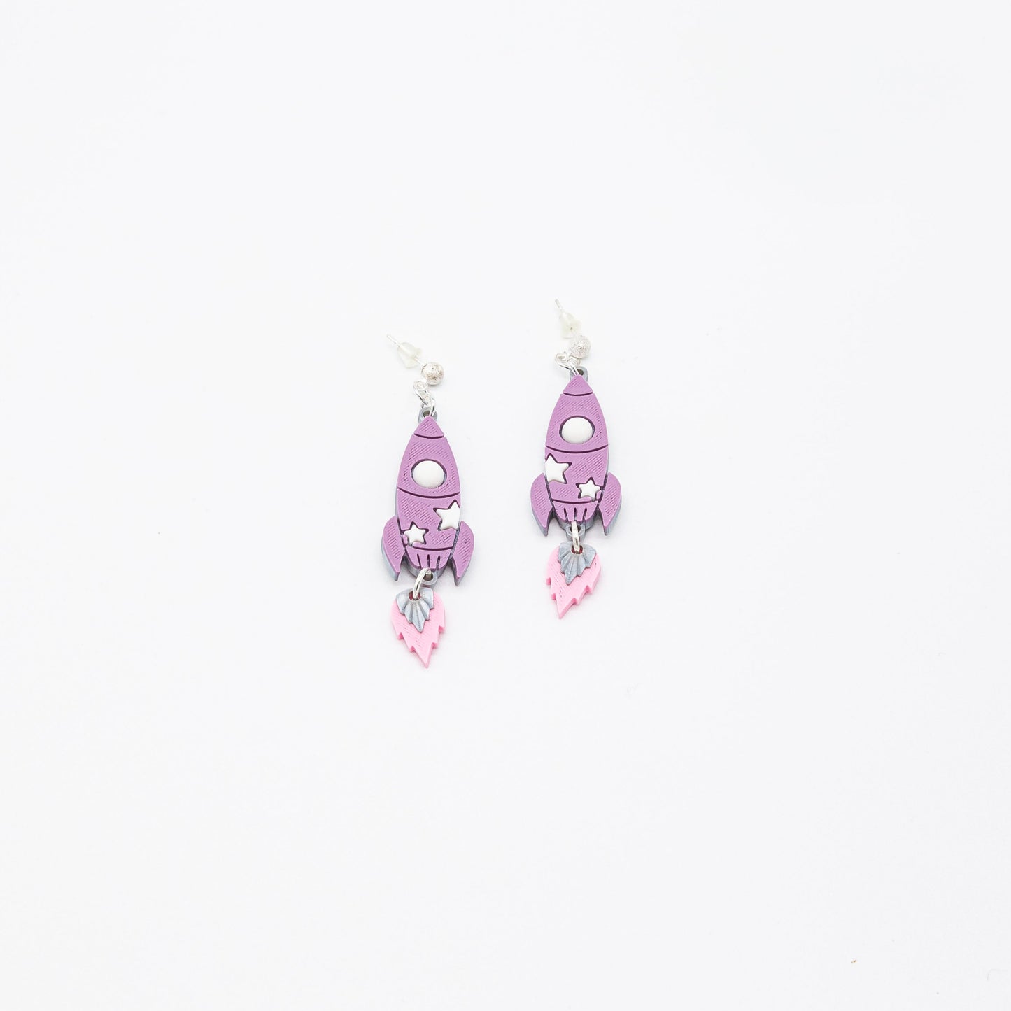Rocket Earrings | Sterling Silver 925