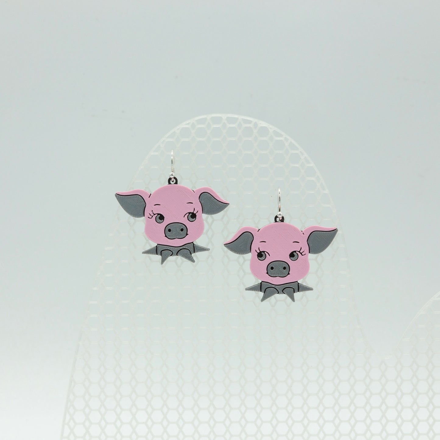 Vintage Kitsch Punk Pig Earring | Sterling Silver 925