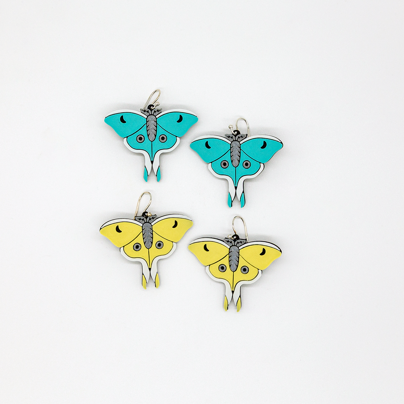 Luna Moth Earrings | Sterling Silver 925