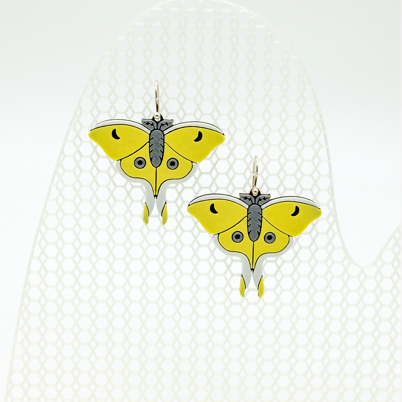 Luna Moth Earrings | Sterling Silver 925