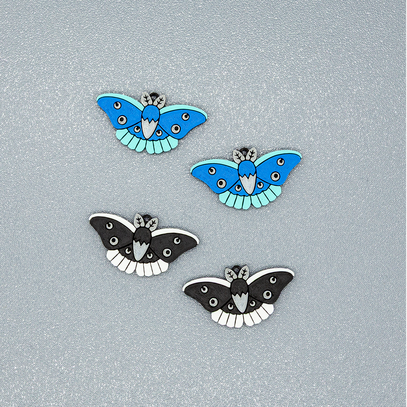 Moth Earrings | Sterling Silver 925