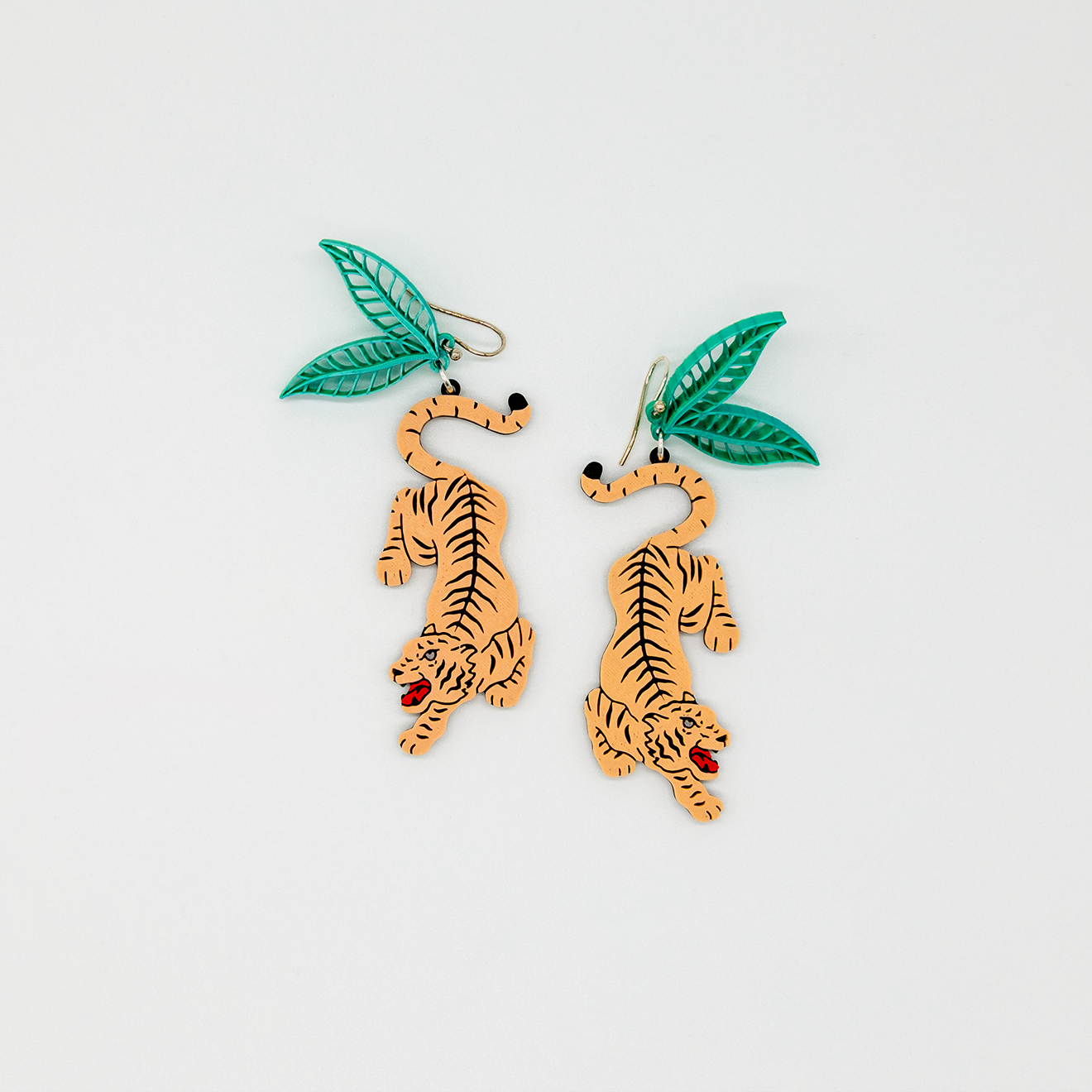 Tiger Tattoo | Sterling Silver 925 | 3D Printed | Gifts for Her