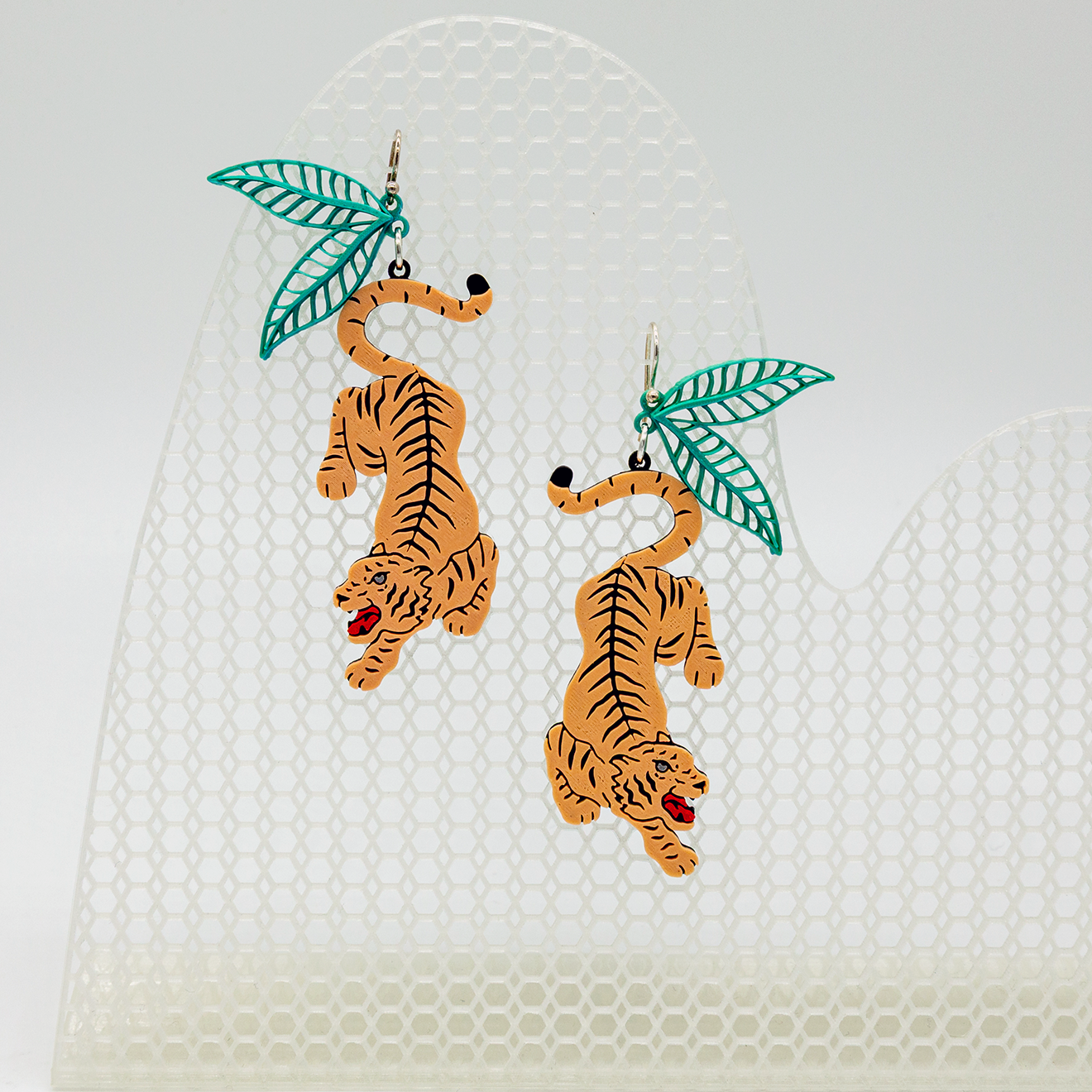 Tiger Tattoo | Sterling Silver 925 | 3D Printed | Gifts for Her